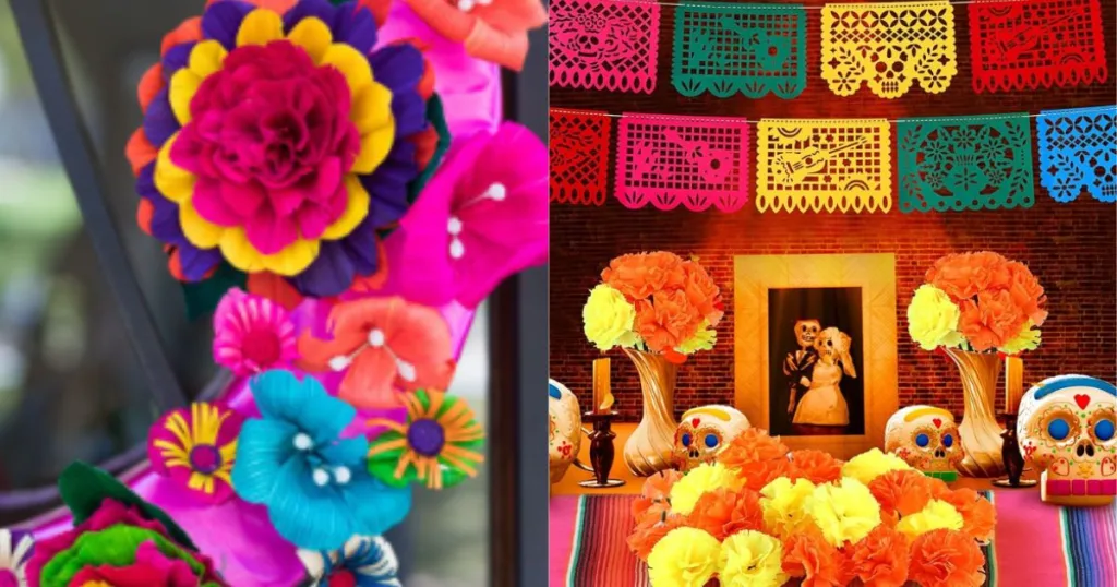 Mexican Flowers Art